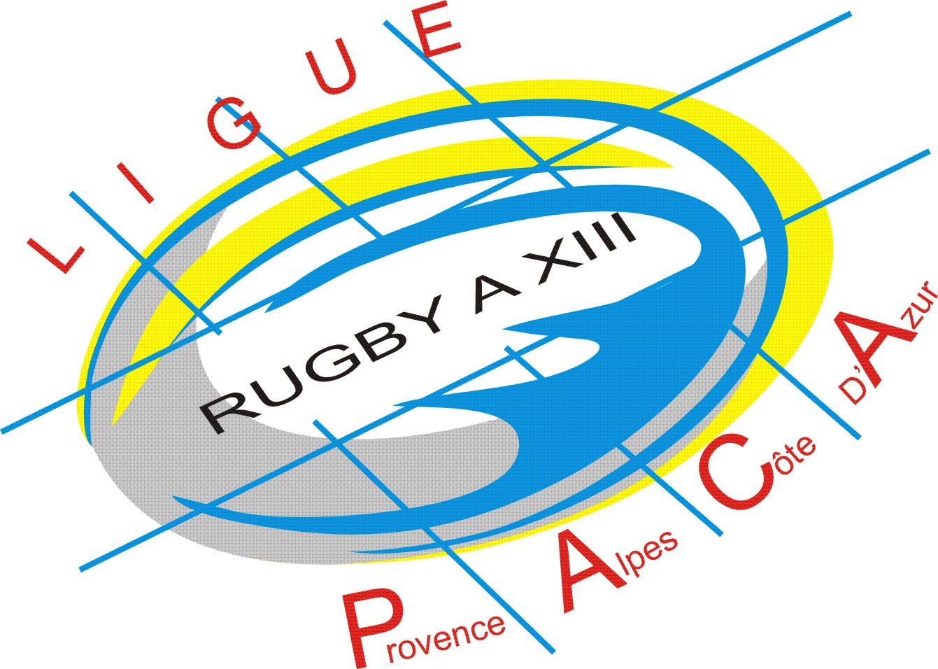 Logo de la Ligue PACA de Rugby à XIII en 2011