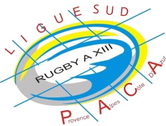 Logo de la Ligue Sud PACA de Rugby à XIII en 2022