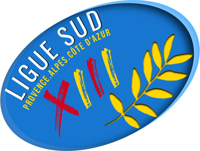 Logo actuel de la Ligue SUD Provence-Alpes-Côte d'Azur Rugby à XIII